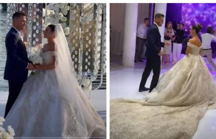 A video from the wedding of Agata Muceniece’s ex-husband has been published on the Internet