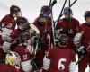 The Latvian U-18 hockey team beats Slovakia in the second match of the world championship / Diena