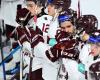 The Latvian U-18 hockey team beat Slovakia in the second match of the WC
