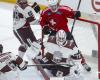 Latvian hockey players recognize the superiority of the Swiss national team in the test match