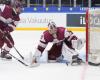 The Latvian U-18 hockey team loses to the Finns in the first game of the world championship / Diena