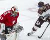 Latvian hockey players had an unimpressive performance in the loss against Switzerland