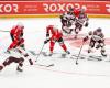 The Latvian hockey team lost to Switzerland in the first match between them