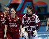 The juniors had an unsuccessful start to the game and lost to the Swiss national team – Floorball – Sportacentrs.com