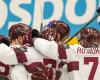 Latvian hockey players start the World Cup with a victory over Poland in a tough match / Diena
