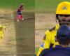 Ravindra Jadeja miffed after rare ‘obstructing the field’ dismissal, fiercely argues with umpire during CSK vs RR